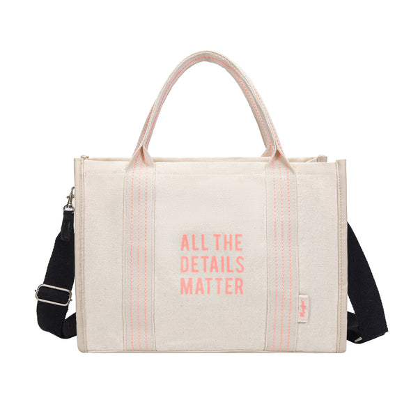 Tote Bag Canvas Spring Peach Mayfair