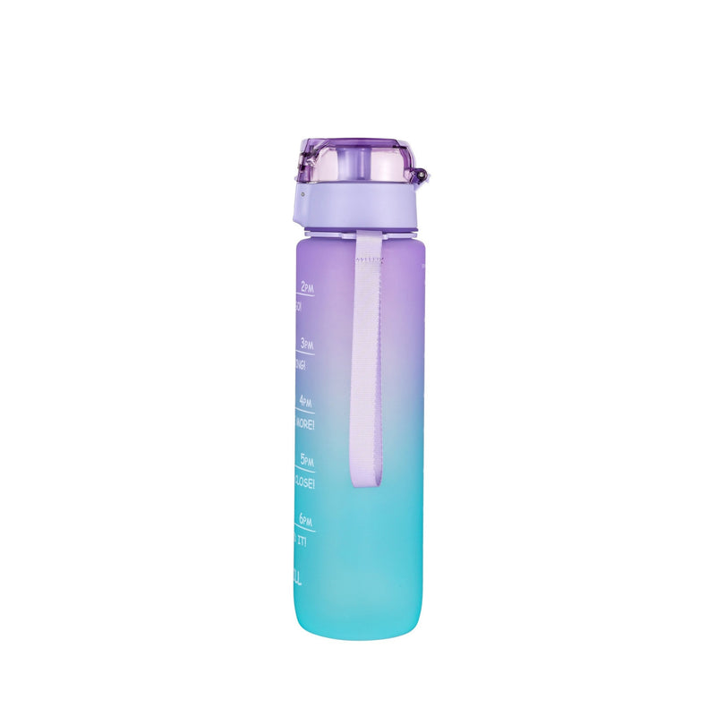 Garrafa Plástico Lilás e Azul 1 Litro