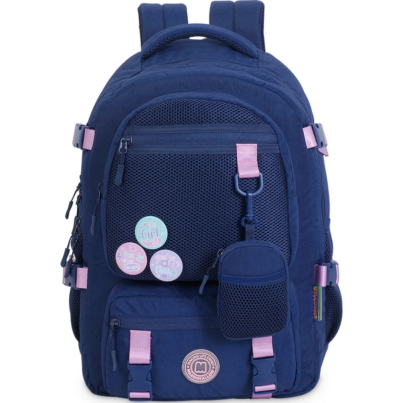 Mochila Dupla Spirit Navy Marshmallow