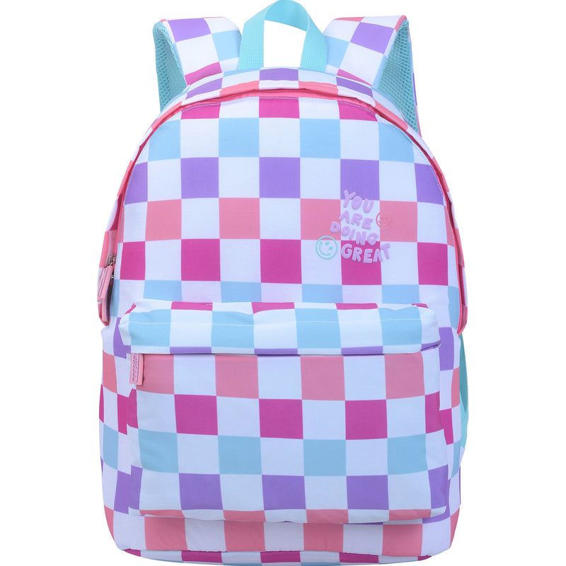 Mochila Dupla Colorful Check Mint