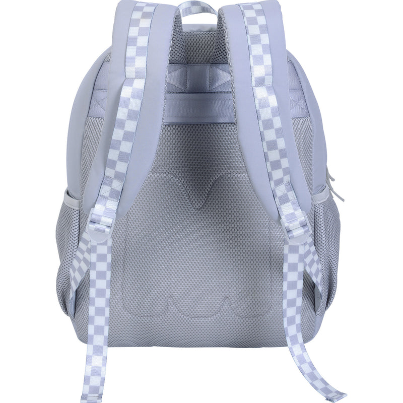 Mochila Gingham Grey Marshmallow