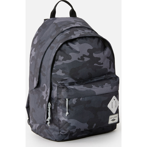 Mochila Dupla Camo 24L Cinza e Preto Rip Curl