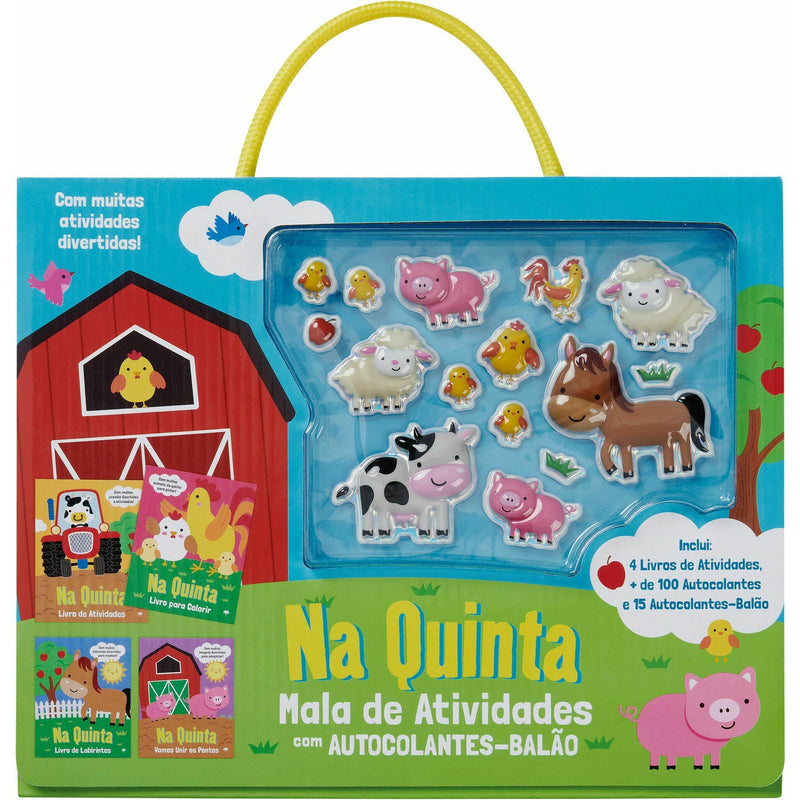 Na Quinta - Mala de Atividades com Autocolantes Balão de Mala De Atividades