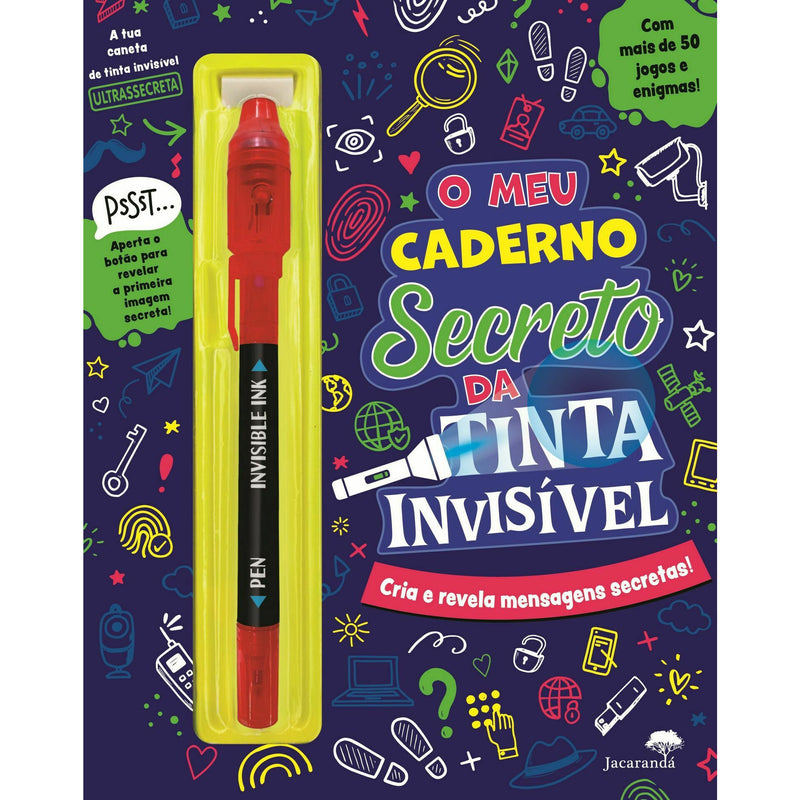 O Meu Caderno Secreto da Tinta Invisivel de TINTA INVISIVEL