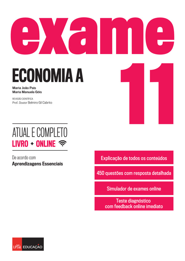 Exame Economia A 11.º Ano  de Maria Manuela Góis e Maria João Pais