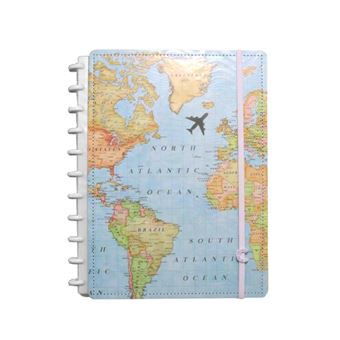 Caderno Grande Mapa Mundi Edição Especial Gocase